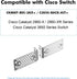 MokerLink Metal Rack Mount Ear for 17.3 inch Switches, Compatible with Cisco 2960X 2960XR 3650 3850