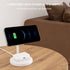 Techsmarter 2-in-1 Magnetic Wireless Charging Stand with 20W USB-C Wall Charger & 5ft USB-C Cable for iPhone 12/13/14