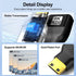 JHAOUS 8K@60Hz 4K@144Hz Mini HDMI to HDMI Adapter, Gold-Plated Converter, Female to Mini HDMI Male Adapter for DSLR