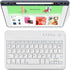 DETUOSI Universal 7-8 inch Wireless Keyboard, Multi-Device Travel Portable Ultrathin (6mm) Lightweight Wireless