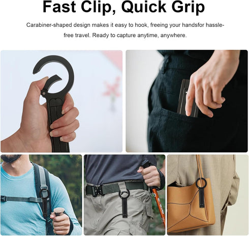 Keledz 16/15/14/13/12 Magnetic Pocket Phone Tripod Foldable for iPhone Plus Pro Max Series, Aluminium Smartphone Mini