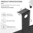 HumanCentric DSLR Monitor Mount, Camera Shelf for Desk, Light Webcam and Microphone Shelf for Monitor Arm