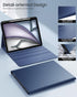 MoKo Keyboard Case for iPad Air 13 Inch with Keyboard M2 2024, Multi-Angle Magnetic Stand Cover, Detachable Bluetooth