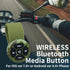 Waterproof Bluetooth Media Button Remote, Wireless Music Controller for Car, Bike, Motorcycle, Green