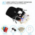 Sports Armband for Running Gym, Universal Smartphone Arm Bag with Earphone Hole, Pockets for iPhone 15, 14, 13, 12