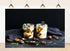 LidyMini 10x8ft Fabric Yogurt Parfaits with Caramel and Walnuts Backdrop Dark Moody Surface