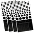 Brvlsoc Vinyl Webcam Covers Restickable Privacy Stickers for Laptop, Smartphone, Tablet, Smart TV