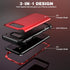 IDweel Rose Gold Case for Galaxy S8, 3 in 1 Shockproof Slim Hybrid Heavy Duty Protection, Hard PC Cover, Soft Silicone