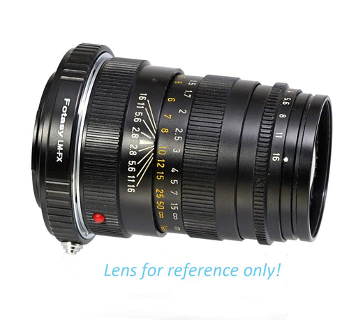 Fotasy Copper Leica M Lens to Fuji X Adapter, Compatible with Fujifilm X-Pro1 X-Pro2 X-E1 X-E2 X-E3