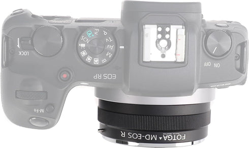 FOTGA MD-EOSR Lens Mount Adapter Ring - for Minolta MD Lens to Canon EOS R Mount Series Mirrorless Cameras