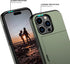 Nvollnoe iPhone 15 Pro Case with Card Holder, Heavy Duty Protective Dual Layer Shockproof Wallet Cover