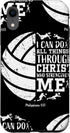 Cute iPhone XR Volleyball Phone Case with Christian Verse - Perfect Gift for Teen Girls!