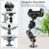 Mippko Stand,360 2-Stage 3.5~7.5" Wall Mount Phone Holder Drilling Base Heavy Duty iPhone Adjustable Arms Mount