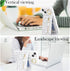 iPhone 13 Mini Case Wallet with Card Holder, Detachable 2-in-1, MagSafe Compatible for Women & Men - White Leopard