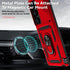 SunStory Military-Grade Full Body Protective Case for Samsung Galaxy S24 Ultra with Kickstand & Slide Camera Cover, Red