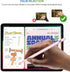 iPad Pencil 2nd Generation with Wireless Charging, Tilt & Palm Rejection, Magnetic Stylus for iPad Pro, Air, Mini (Pink)