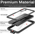 Miimall Waterproof Case for Samsung Galaxy A54 5G, Built-in HD Clear Screen Protector, Full Shockproof Bumper
