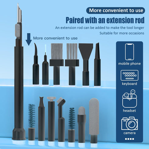 LBSC 32-in-1 Keyboard Cleaning Kit Laptop Cleaner, Computer Screen Cleaning Brush Tool, Multi-Function PC Electronic