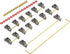 Stabilizer V3, Screw in Stabilizers with 2u 6.25u 7u Wires, PCB Mount Keyboard Stabilizers for Mechanical Keyboards