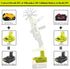 LONG FIT Replace for Dewalt to Ryobi 18V Battery& M18 to Ryobi 18V Battery, Convert Dewalt 20V or Milwaukee 18V Battery to Ryobi 18V One+ Lithium-ion Battery