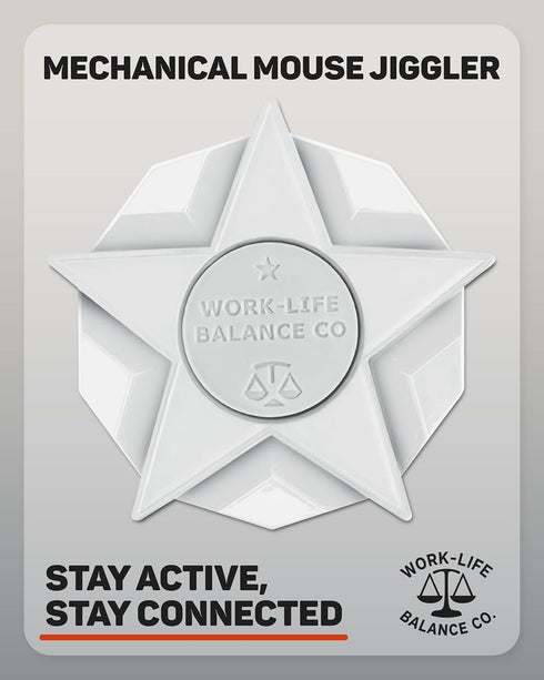 Work-Life Balance Corporation Work-Life Balance Compact Mechanical Mouse Jiggler - Undetectable Device to Keep Mouse