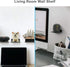 TXEsign Small Wall Shelf Speaker Stand - Mount for Webcam, Cell Phones, Mesh Router, Display Shelf Acrylic (Black)