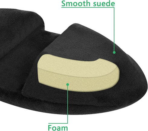 Geekria Velour Headband Pad, Compatible with David Clark H10-13.4, H10-13S, Headphones Replacement Band (Black)