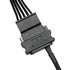 CRJ Slimline SATA Power Adapter Cable, 12-inch Black Sleeved for 6-Pin Slimline SATA Disk Drives