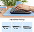 KOPJIPPOM 2.4GHz Silent Wireless Keyboard and Mouse Combo - Keyboard with Large Print Cover, Full-Sized Ergonomic