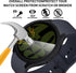 Suoman 2-Pack Waterproof Case for Samsung Galaxy Watch 6 44mm, Hard PC Bumper with Tempered Glass Screen Protector