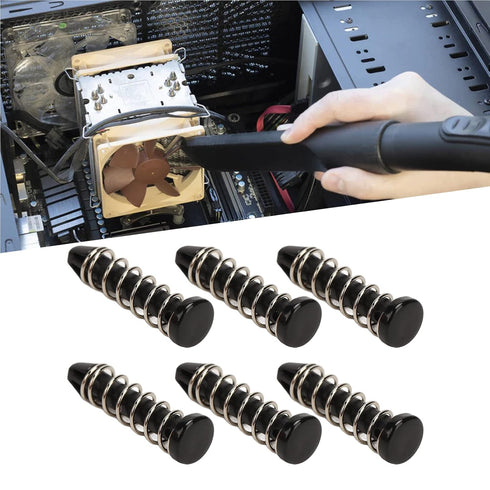 100pcs Heatsink Mount Clip, 18.6mm Heat Sink Cooler Mounting Clip Plastic Fastener Set Kit