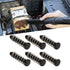 100pcs Heatsink Mount Clip, 18.6mm Heat Sink Cooler Mounting Clip Plastic Fastener Set Kit