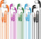 Kids Earbuds with Microphone 30 Pack, Bulk Stereo Disposable Wired Earphones Headphones for Kids Students Classroom