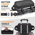 Comecase Hard Shell Camera Sling Bag for DSLR & Mirrorless/Water-Resistant Crossbody with Tripod Holder, Quick Access