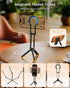 Maectech Magnetic Phone Tripod Smartphone Stand for Magsafe Tripod Phone Mount Selfie Stick for iPhone for Magsafe
