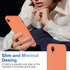 Liquid Silicone Case for Samsung Galaxy S22 5G, Full Body Protective, Slim Fit Durable Shockproof Case 6.1in Orange