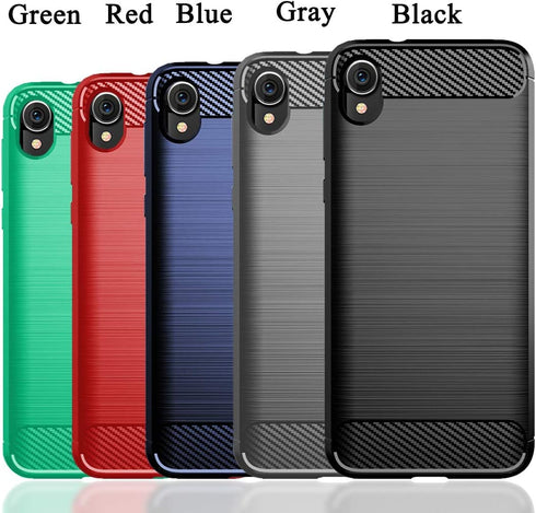 Osophter for Motorola Moto One Zoom Case, Shock-Absorption Flexible TPU Rubber Full-Body Protective Cover for Moto One