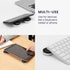 kwmobile Laptop Riser Pads - Under Laptop Feet Stand for Better Ventilation for Notebook/Ultrabook Laptops -