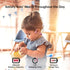 LOBKIN Kids Headphones, Open Ear Bluetooth 5.3 Wireless Earbuds, IPX5 Waterproof with Microphone for Kids