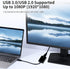 ELUTENG USB to HDMI Adapter 1080P, USB 3.0/2.0 to HDMI Converter with Audio for PC Laptop Projector HDTV