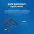 TruVoice U10P-S Adapter for Plantronics and TruVoice Quick Disconnect Headsets - RJ9 Jack Compatible with Yealink