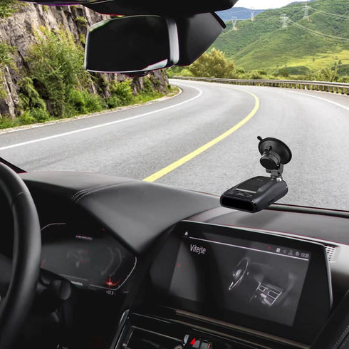 Radar Detector Mount, Suction Cup Holder for Car Radar, Windshield & Dashboard Mount for Cobra Escort Valentine One