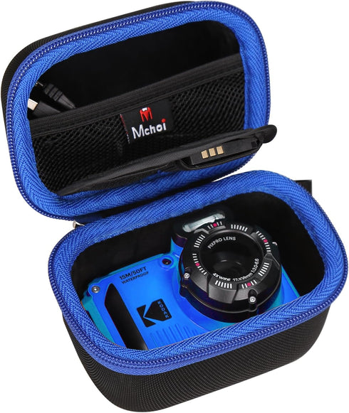 Mchoi Waterproof Hard Carrying Case Replacement for Kodak PIXPRO WPZ2 Rugged Waterproof Digital Camera, Case Only, Blue