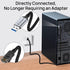 10 3.0 RJ45 10 11 USB to Ethernet Cable FT, USB A to Male Nylon Adapters, Gigabit Directly Connected, Compatible