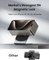 INIU 15W Magsafe Charger, Fast Charging Magnetic Wireless Stand, Adaptive Light and Cooling Fan for iPhone 15/14/13/12