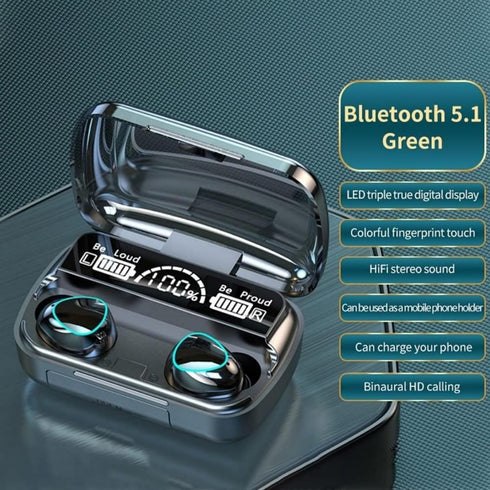 Wireless Earbuds Bluetooth 5.3 Headphones, Long Playing time , Touch Control Noise Reduction Headphones ,IP7 Waterproof Mini Ear Buds Mic In-Ear Headset ,Compatible with IOS , Android Smartphone