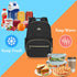 Backpack Backpack Pack 15.6 Inch Commuting, MATEIN Work with Lunch Compartment, Insulated Quilted Lunch for Women