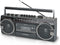 Audiobox Retrobox Bluetooth Boombox Speaker - 2 Way Boombox System with AM/FM/SW Radio,