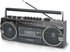 Audiobox Retrobox Bluetooth Boombox Speaker - 2 Way Boombox System with AM/FM/SW Radio,