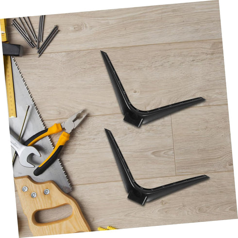 Cabilock 1 Set No Drill Television Stand Bracket Heavy Duty Support for Tvs Monitors Projectors Elegant Design Easy